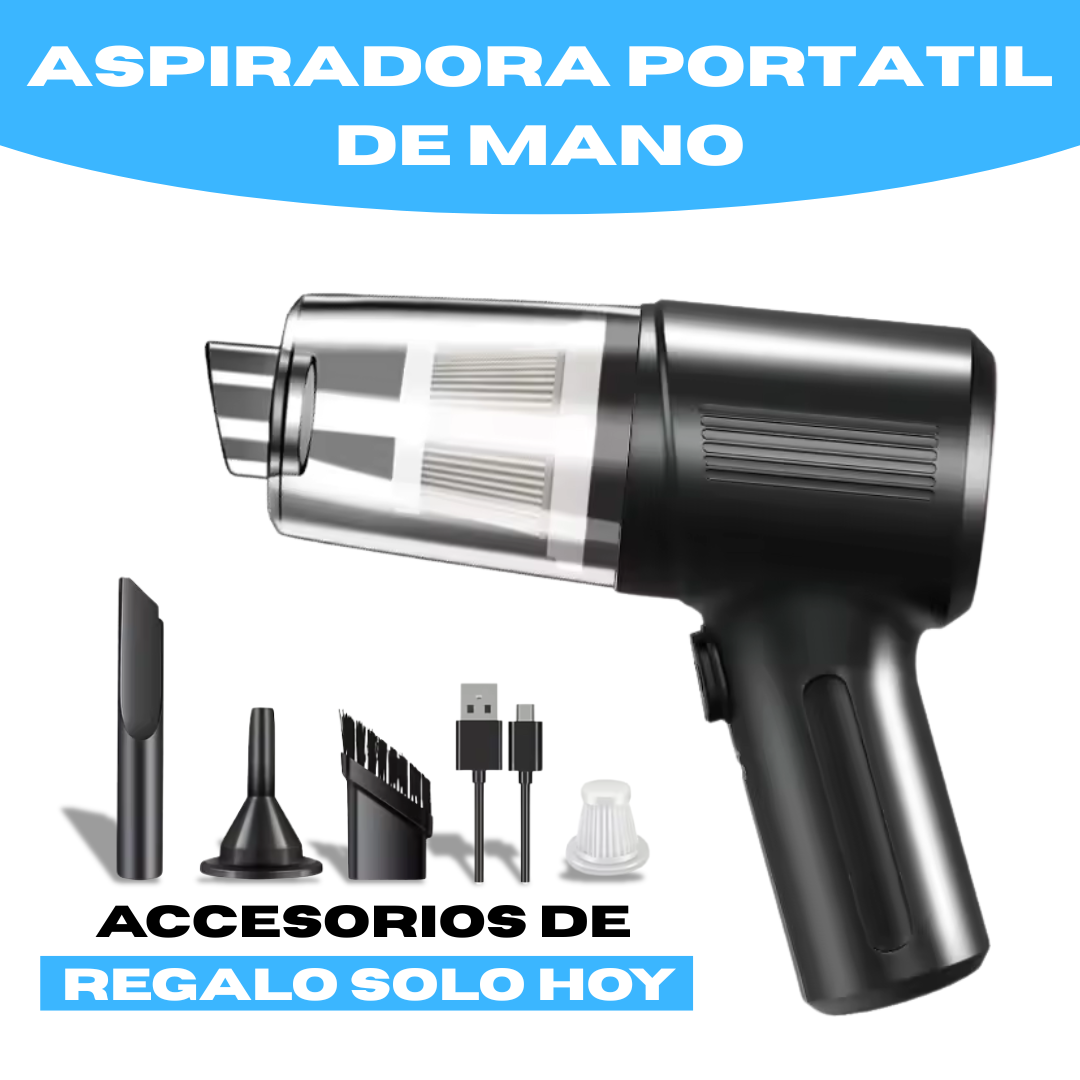 AspiMax | Ahorra Tiempo con esta mini aspiradora potente